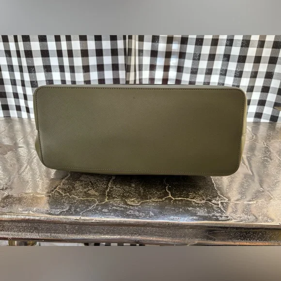 Kate Spade Staci Large "Enchanted Green" Saffiano Leather Tote - Picture 4 of 7